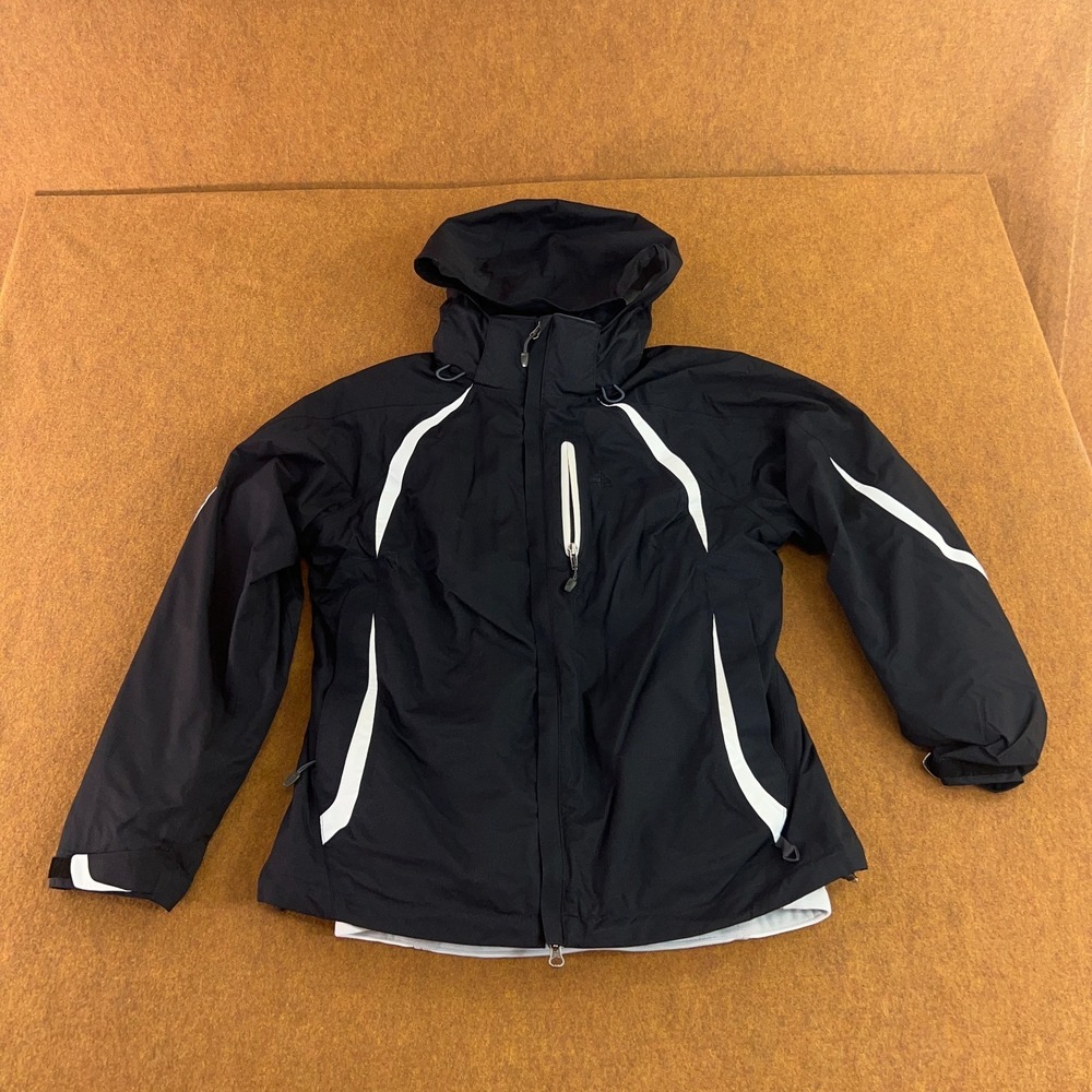 Vintage Nike ACG Womens Size Small Black Hooded Layered Adventure Jacket